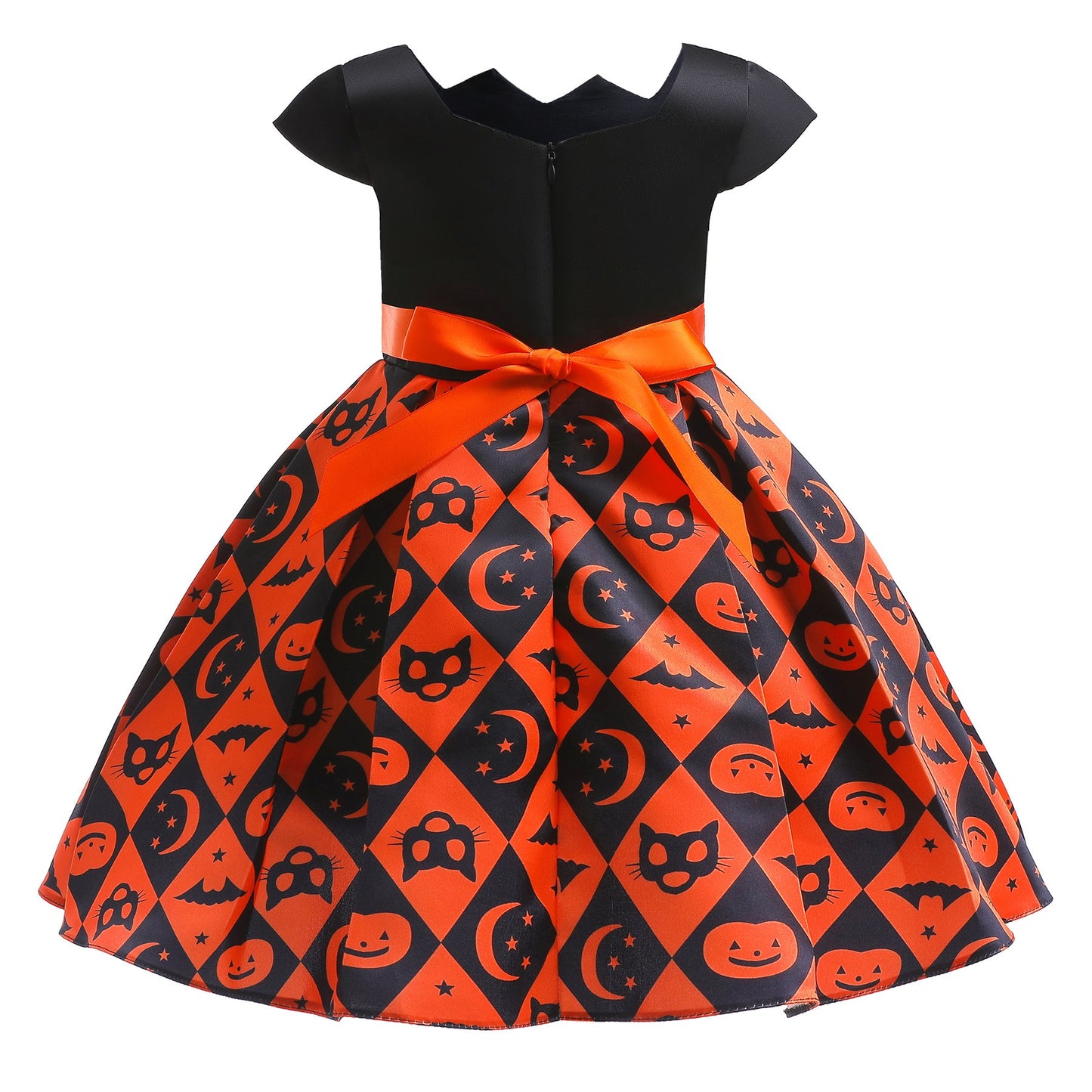 子供ドレス 発表会ドレス キャップスリーブ 膝丈スカート フォーマル JD0156