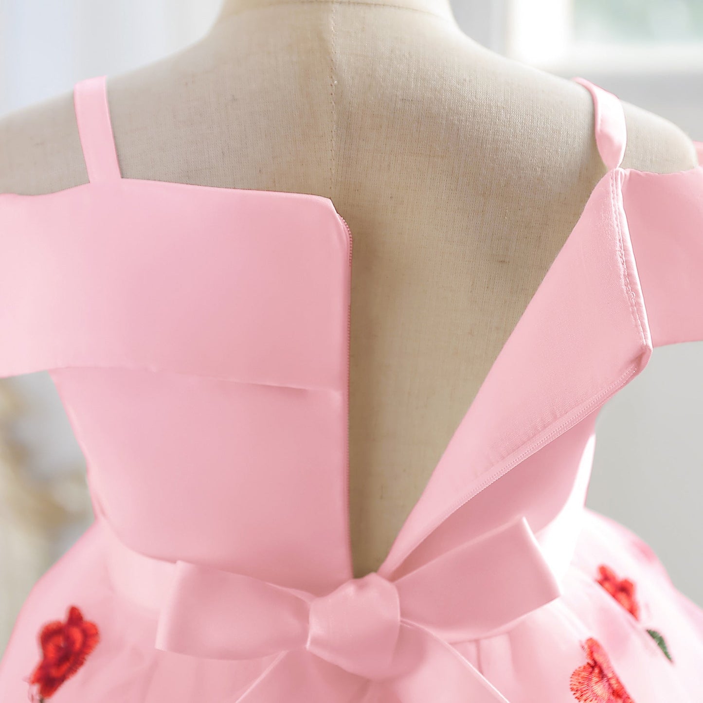 子供ドレス 発表会ドレス オフショルダー 膝丈スカート フォーマル JD0159