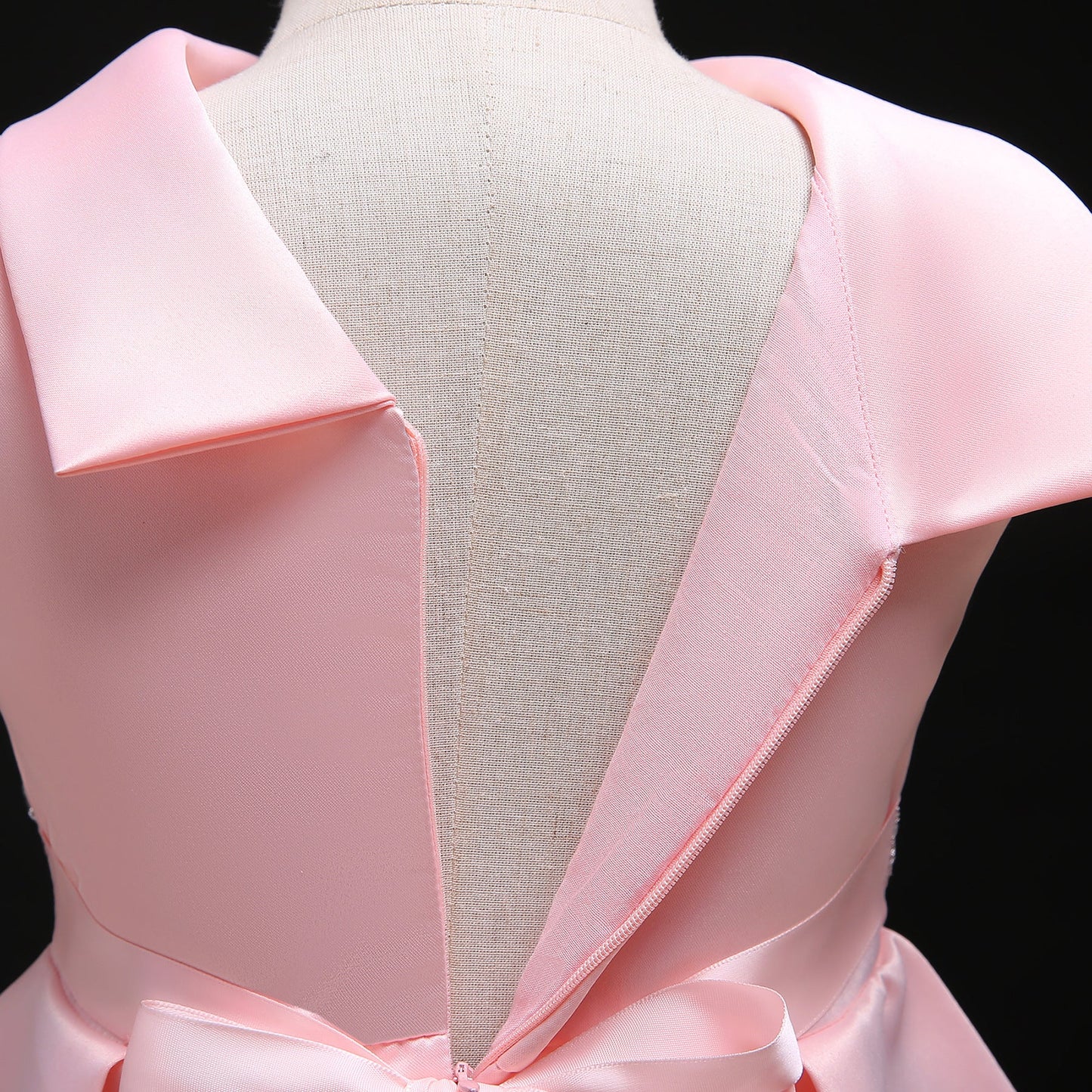 子供ドレス 発表会ドレス ノースリーブ 膝丈スカート フォーマル JD0164