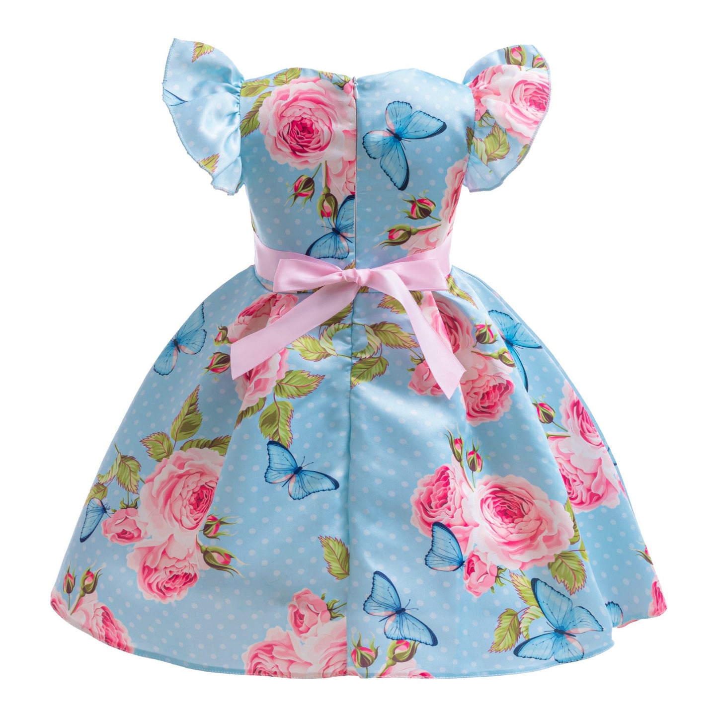 子供ドレス 発表会ドレス キャップスリーブ 膝丈スカート フォーマル JD0165