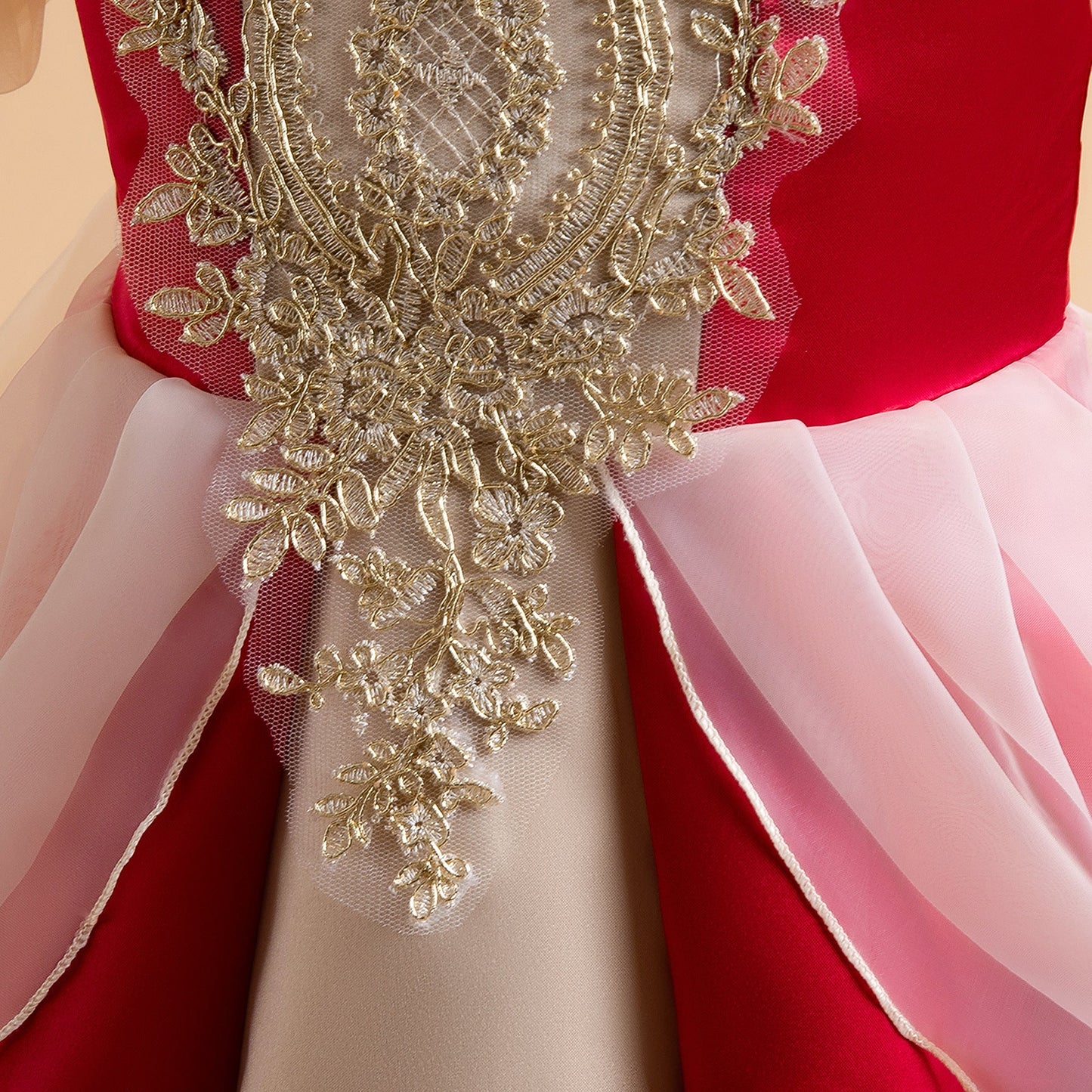 子供ドレス 発表会ドレス パフスリーブ ロングスカート フォーマル JD0166