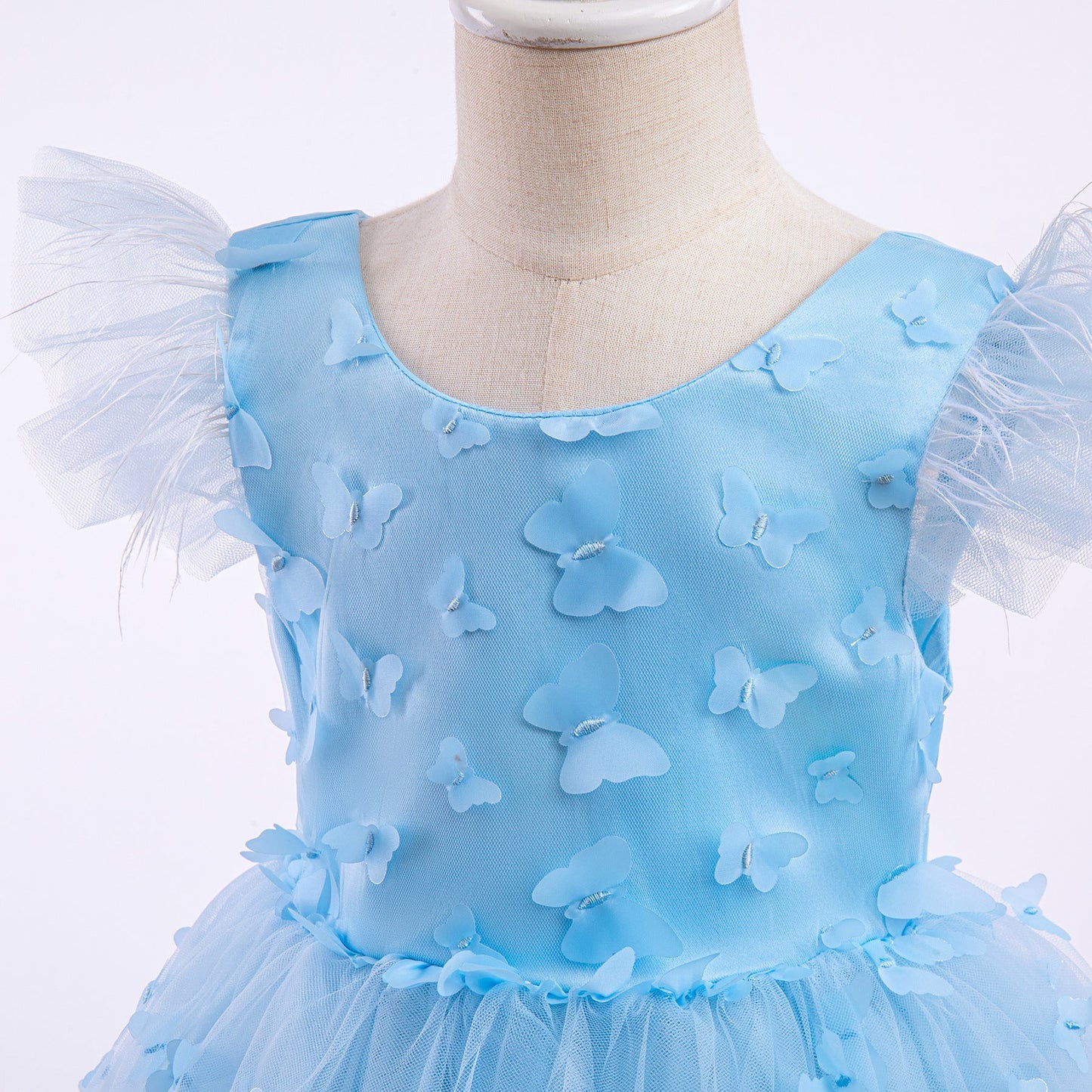 子供ドレス 発表会ドレス キャップスリーブ 膝丈スカート フォーマル JD0172