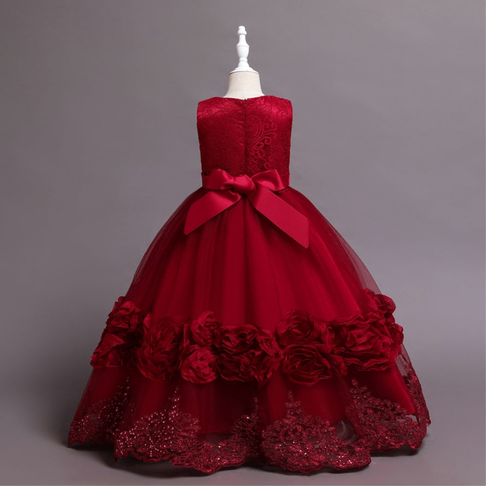 子供ドレス 発表会ドレス ノースリーブ ロングスカート フォーマル JD0183