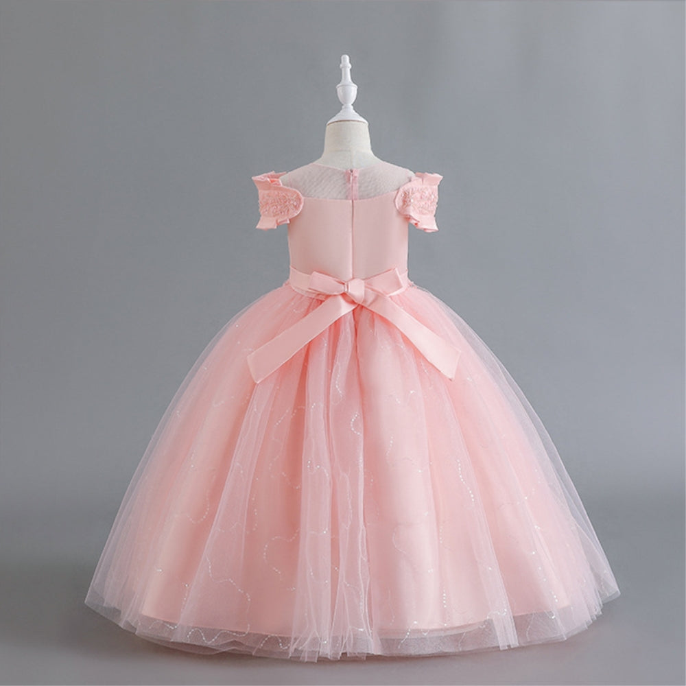 子供ドレス 発表会ドレス オフショルダー ロングスカート フォーマル JD0184