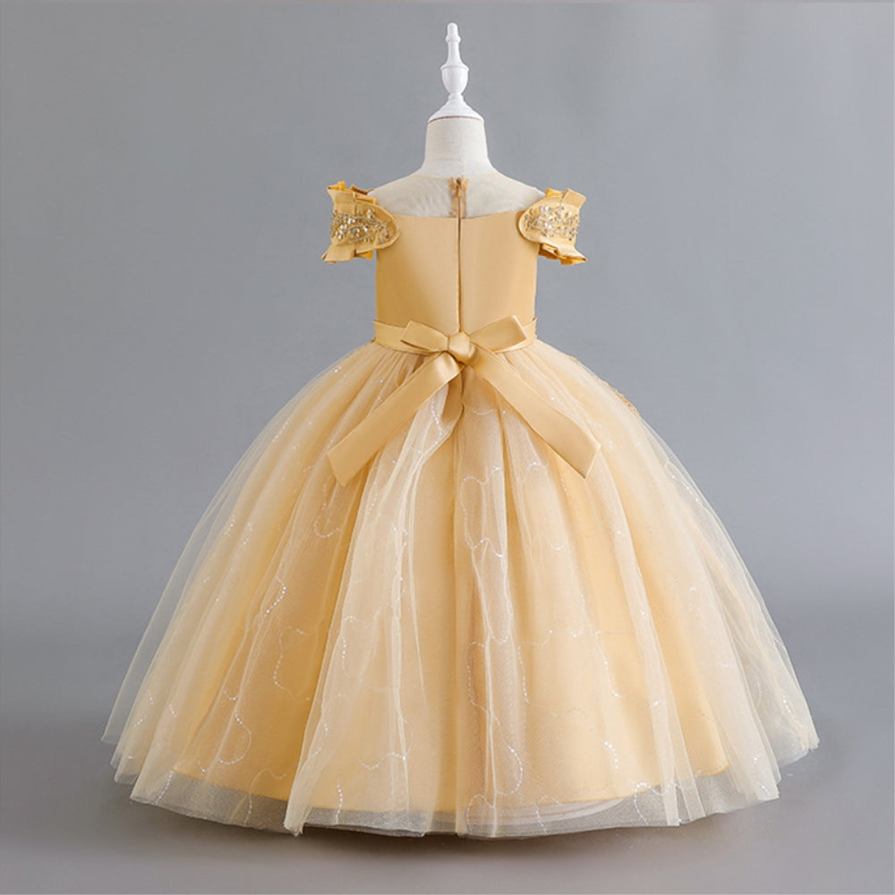 子供ドレス 発表会ドレス オフショルダー ロングスカート フォーマル JD0184