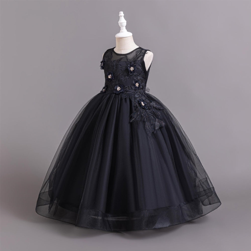 子供ドレス 発表会ドレス ノースリーブ ロングスカート フォーマル JD0186