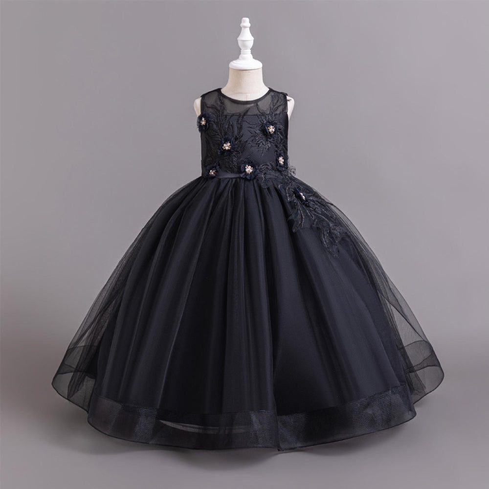 子供ドレス 発表会ドレス ノースリーブ ロングスカート フォーマル JD0186