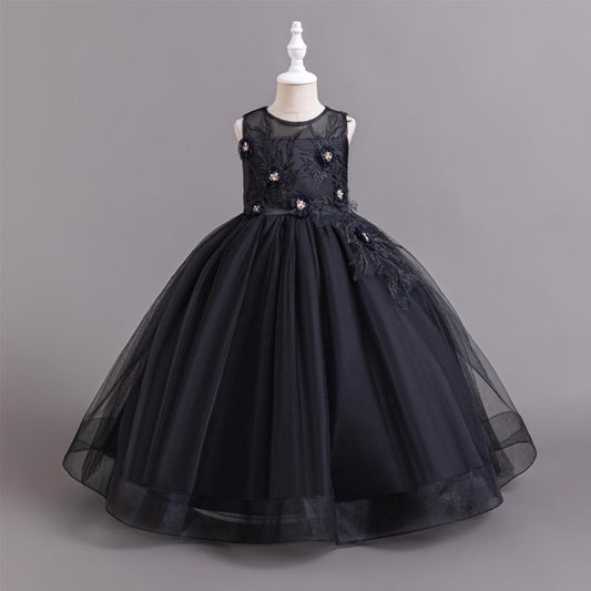 子供ドレス 発表会ドレス ノースリーブ ロングスカート フォーマル JD0186