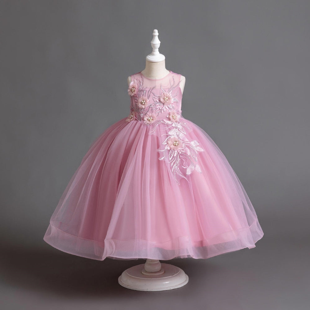 子供ドレス 発表会ドレス ノースリーブ ロングスカート フォーマル JD0186