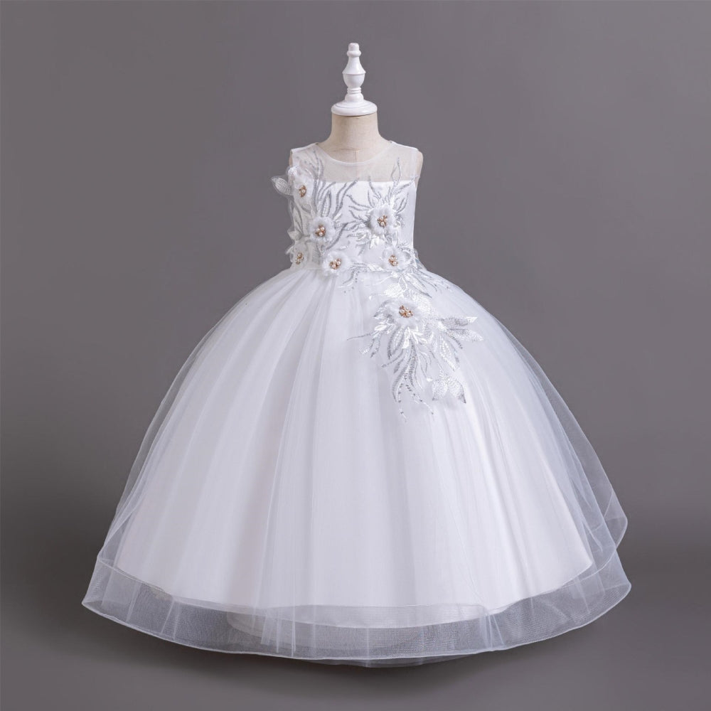 子供ドレス 発表会ドレス ノースリーブ ロングスカート フォーマル JD0186