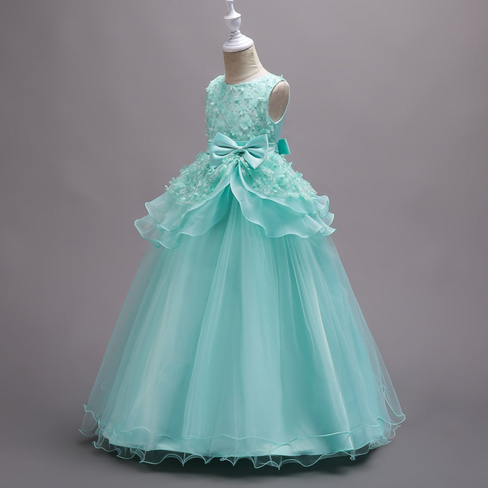 子供ドレス 発表会ドレス ノースリーブ ロングスカート フォーマル JD0190