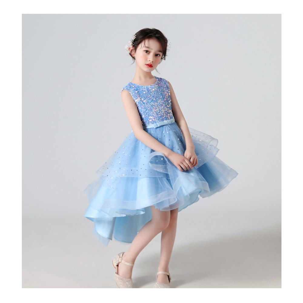 子供ドレス 発表会ドレス ノースリーブ フィッシュテールスカート フォーマル JD0198