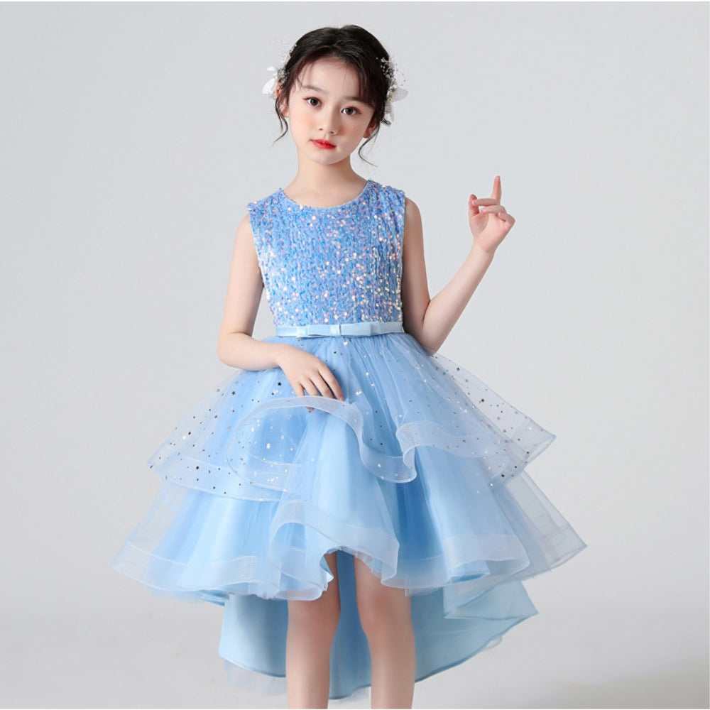 子供ドレス 発表会ドレス ノースリーブ フィッシュテールスカート フォーマル JD0198