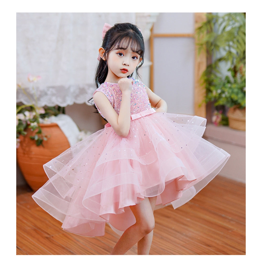 子供ドレス 発表会ドレス ノースリーブ フィッシュテールスカート フォーマル JD0198