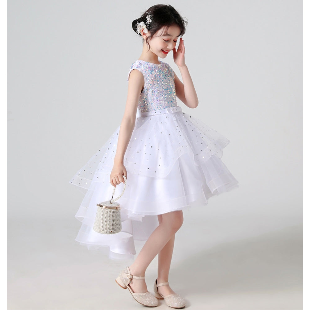 子供ドレス 発表会ドレス ノースリーブ フィッシュテールスカート フォーマル JD0198