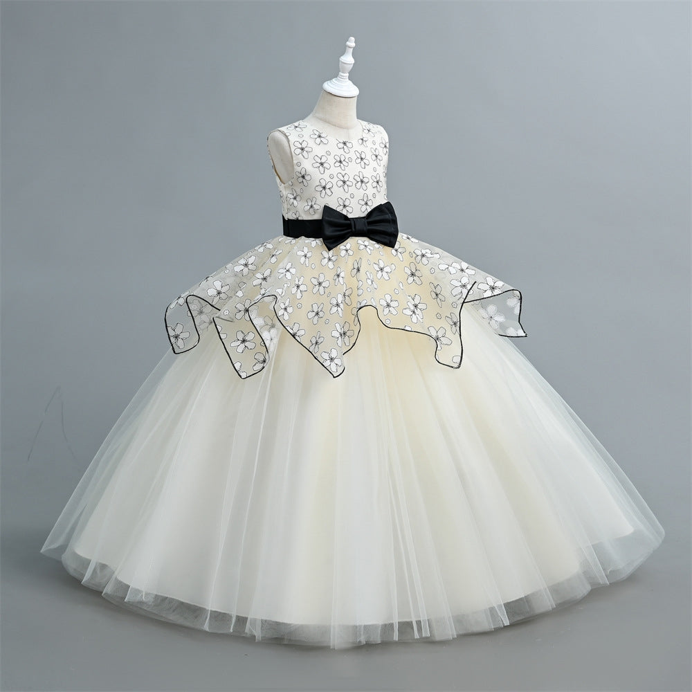 子供ドレス 発表会ドレス ノースリーブ ロングスカート フォーマル JD0208