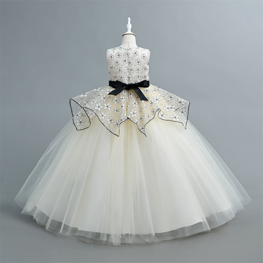 子供ドレス 発表会ドレス ノースリーブ ロングスカート フォーマル JD0208