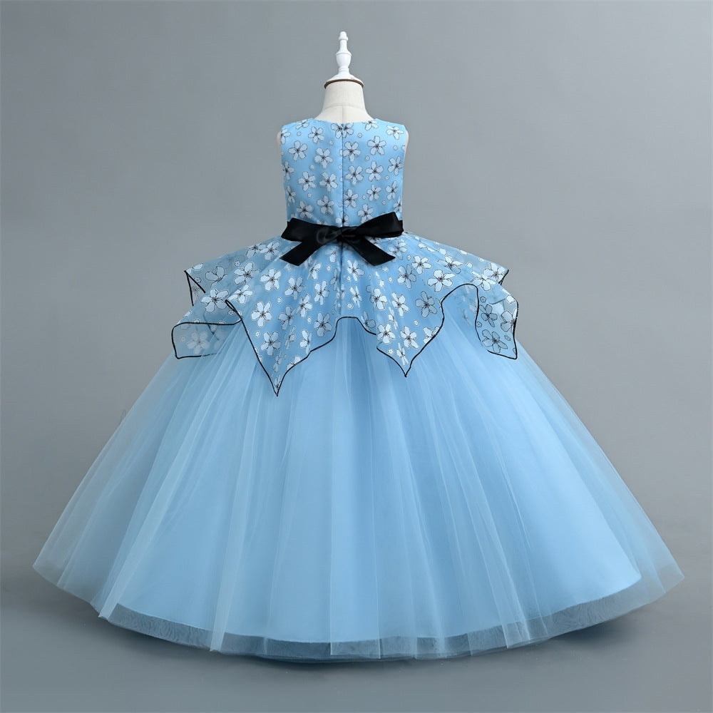 子供ドレス 発表会ドレス ノースリーブ ロングスカート フォーマル JD0208