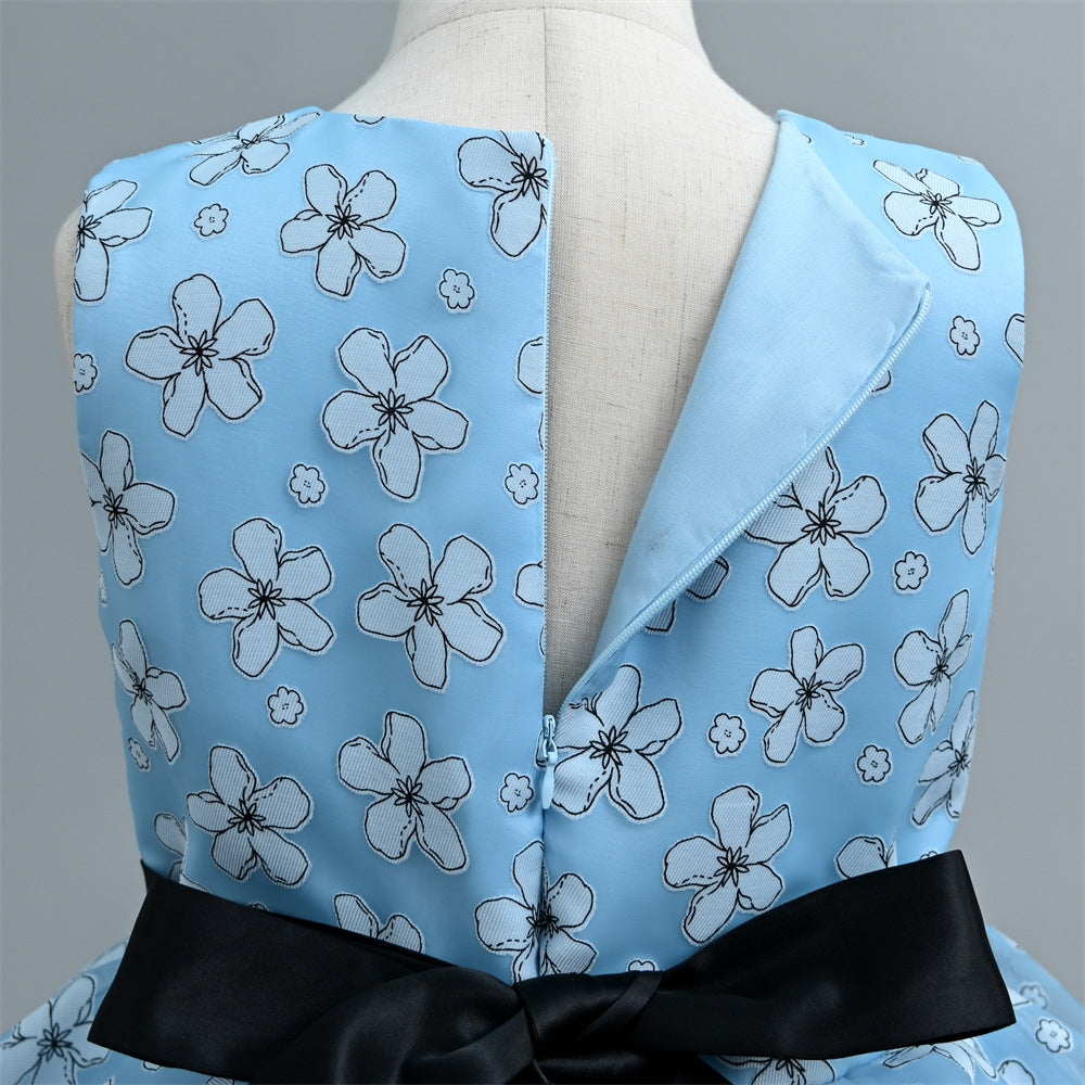 子供ドレス 発表会ドレス ノースリーブ ロングスカート フォーマル JD0208