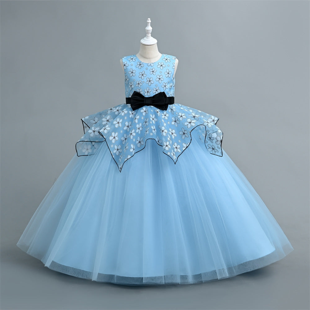 子供ドレス 発表会ドレス ノースリーブ ロングスカート フォーマル JD0208