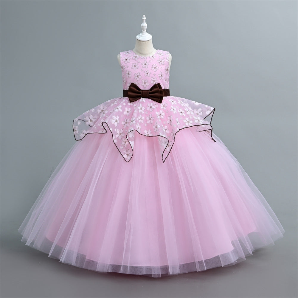 子供ドレス 発表会ドレス ノースリーブ ロングスカート フォーマル JD0208