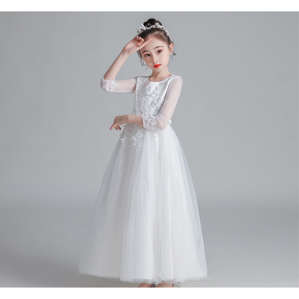 子供ドレス 発表会ドレス 長袖 ロングスカート フォーマル JD0209