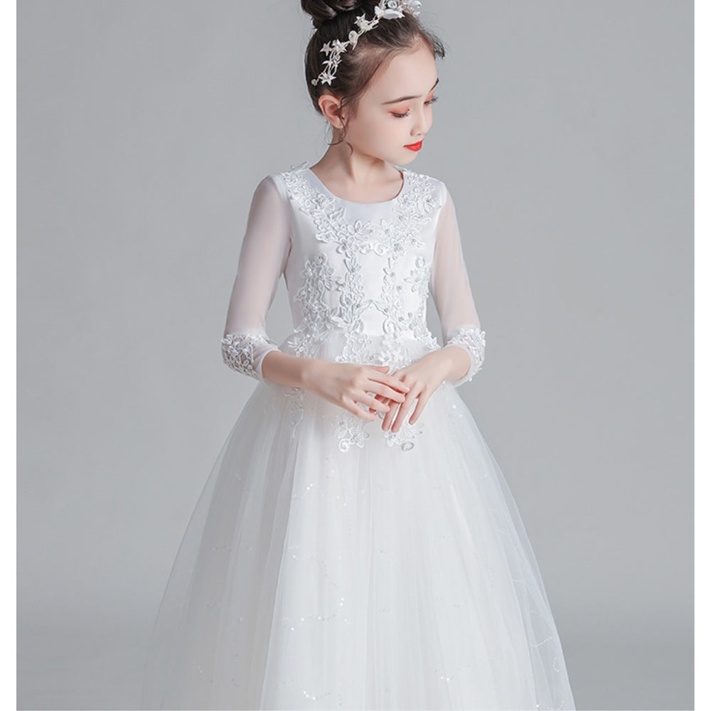 子供ドレス 発表会ドレス 長袖 ロングスカート フォーマル JD0209