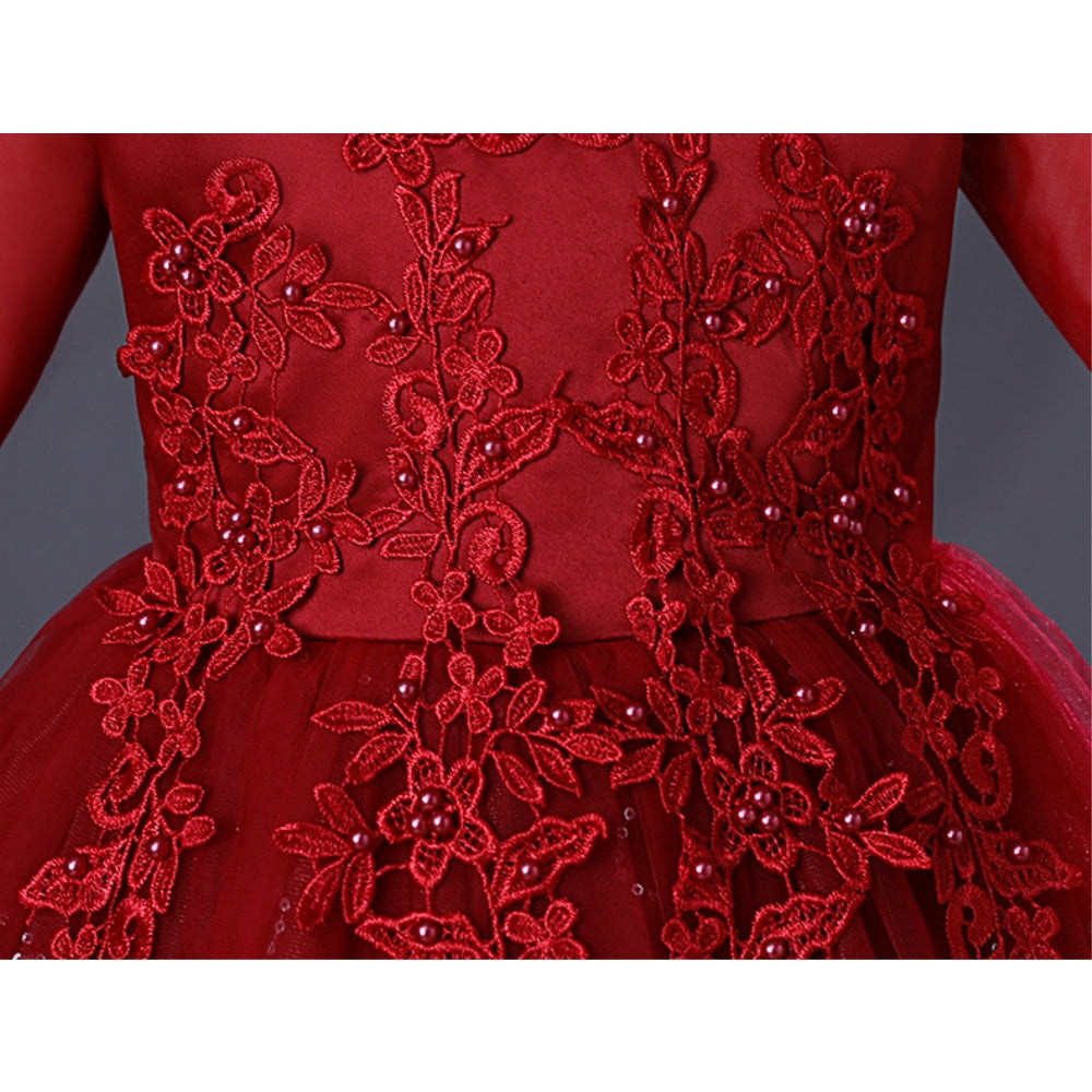 子供ドレス 発表会ドレス 長袖 ロングスカート フォーマル JD0209