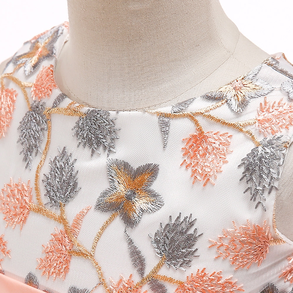 子供ドレス 発表会ドレス ノースリーブ 膝丈スカート フォーマル JD0210