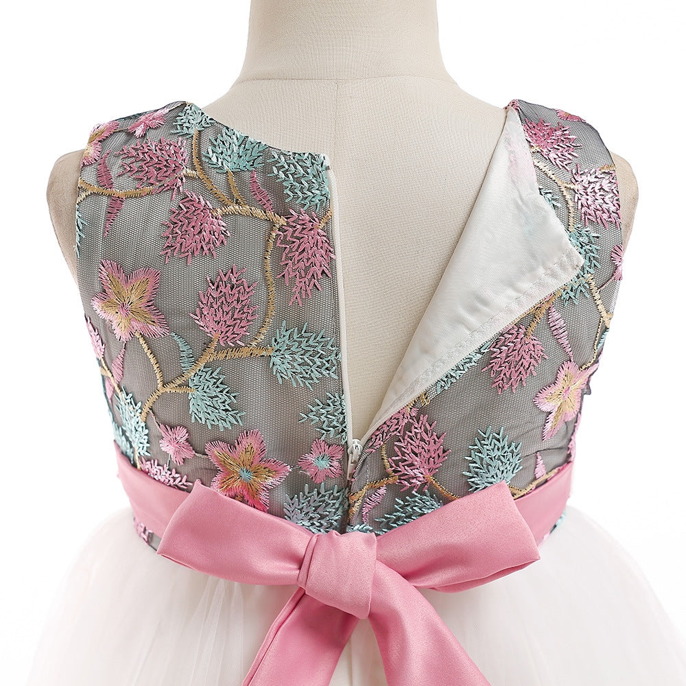 子供ドレス 発表会ドレス ノースリーブ 膝丈スカート フォーマル JD0210