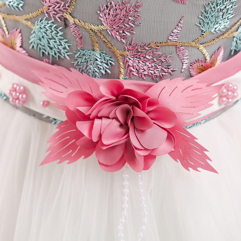 子供ドレス 発表会ドレス ノースリーブ 膝丈スカート フォーマル JD0210