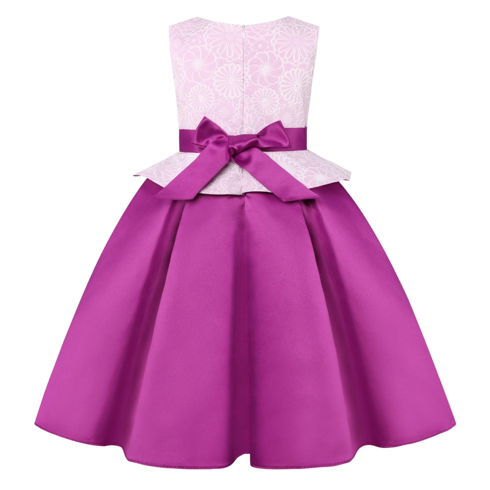 子供ドレス 発表会ドレス ノースリーブ 膝丈スカート フォーマル JD0211