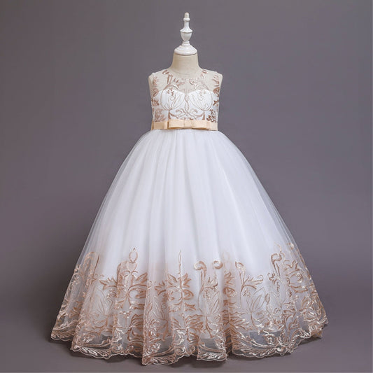 子供ドレス 発表会ドレス ノースリーブ ロングスカート フォーマル JD0214