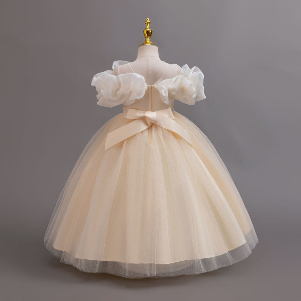 子供ドレス 発表会ドレス オフショルダー ロングスカート フォーマル JD0216