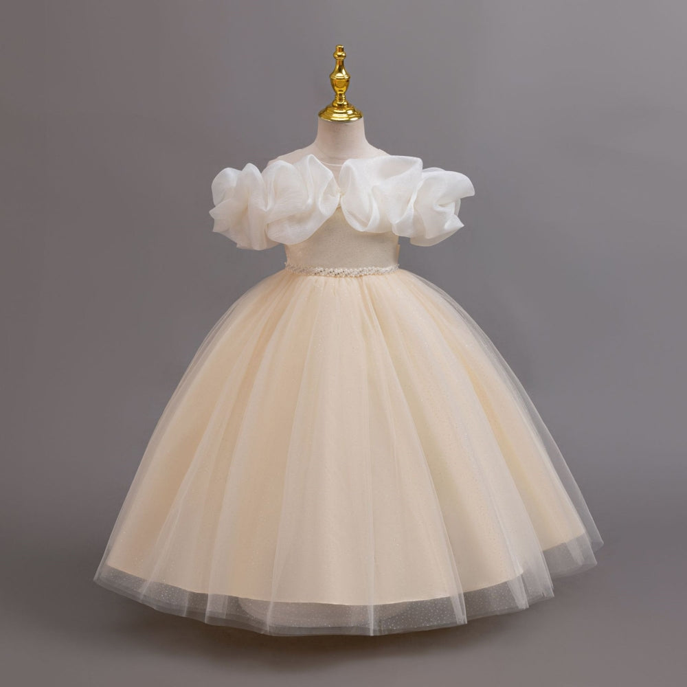 子供ドレス 発表会ドレス オフショルダー ロングスカート フォーマル JD0216