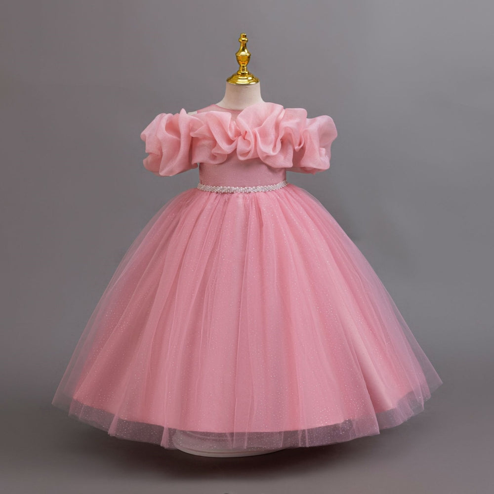 子供ドレス 発表会ドレス オフショルダー ロングスカート フォーマル JD0216