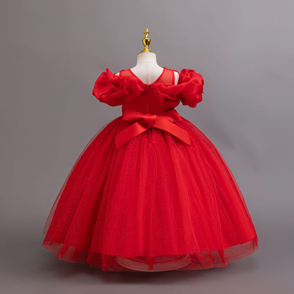 子供ドレス 発表会ドレス オフショルダー ロングスカート フォーマル JD0216