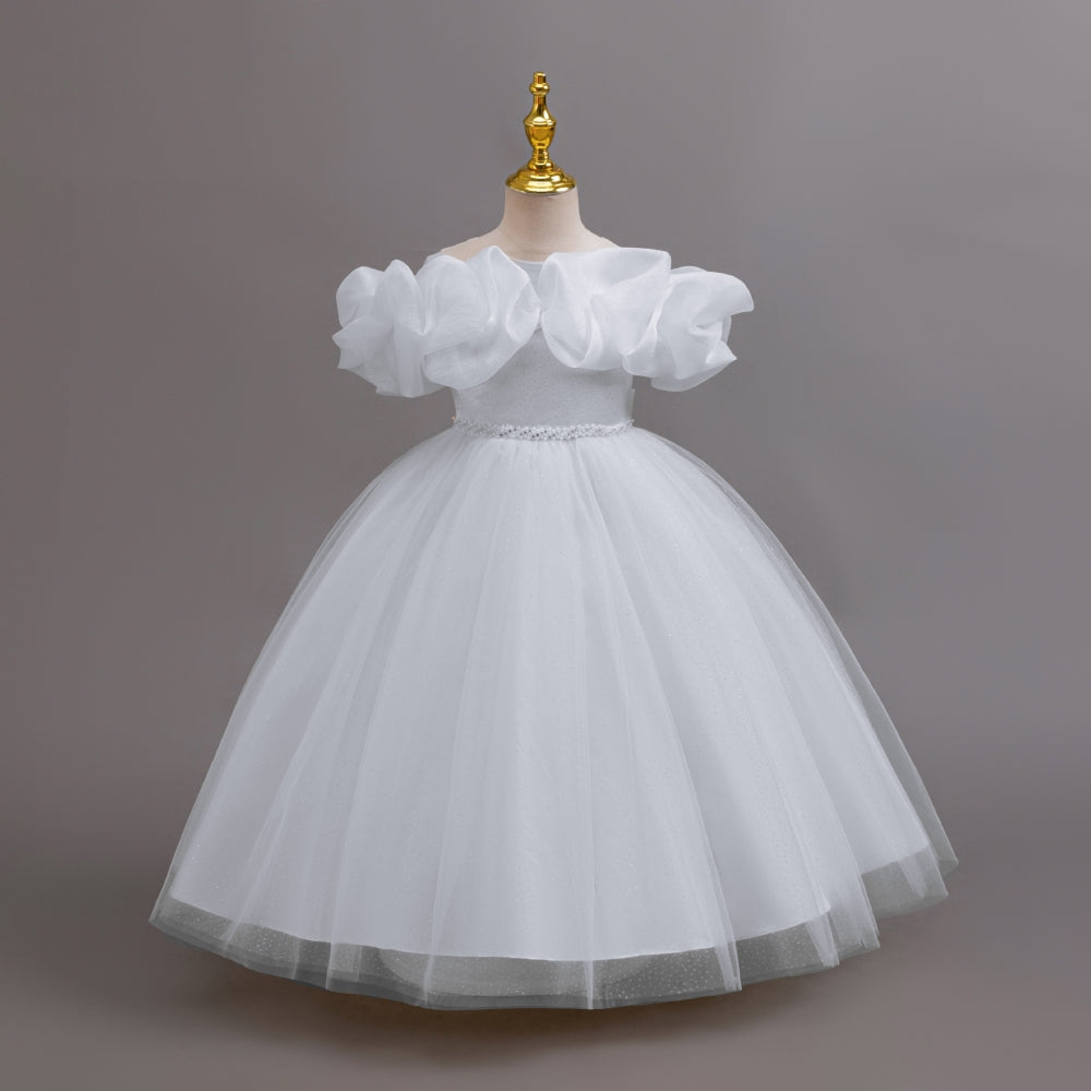 子供ドレス 発表会ドレス オフショルダー ロングスカート フォーマル JD0216