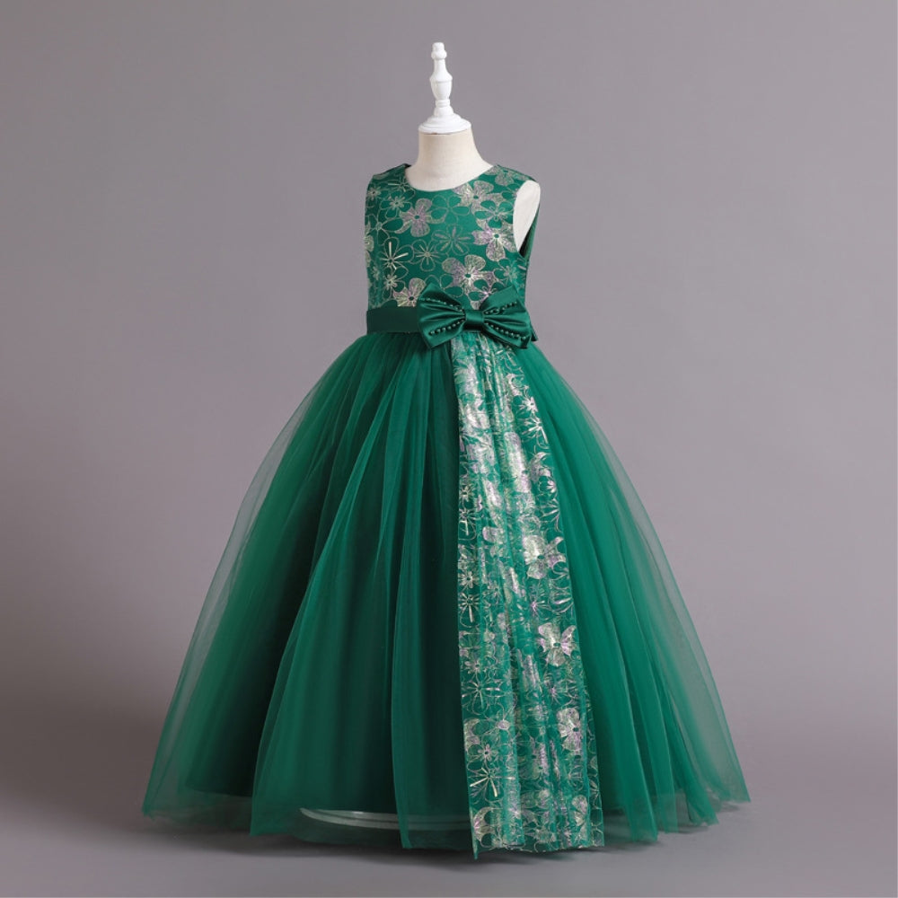 子供ドレス 発表会ドレス ノースリーブ ロングスカート フォーマル JD0217