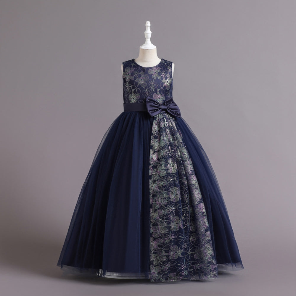 子供ドレス 発表会ドレス ノースリーブ ロングスカート フォーマル JD0217