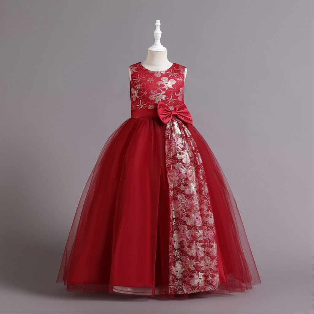 子供ドレス 発表会ドレス ノースリーブ ロングスカート フォーマル JD0217