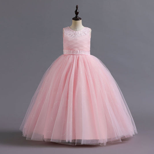 子供ドレス 発表会ドレス ノースリーブ ロングスカート フォーマル JD0219