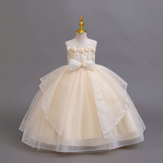 子供ドレス 発表会ドレス ノースリーブ ロングスカート フォーマル JD0221