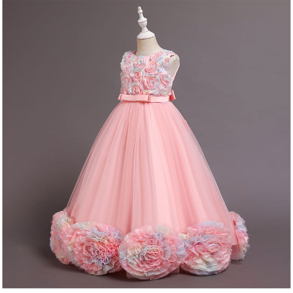 子供ドレス 発表会ドレス ノースリーブ ロングスカート フォーマル JD0226