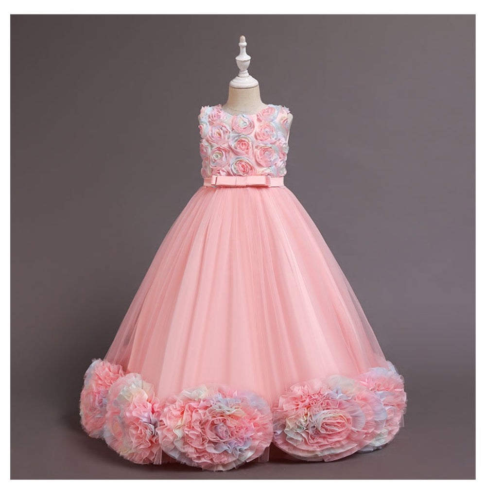 子供ドレス 発表会ドレス ノースリーブ ロングスカート フォーマル JD0226