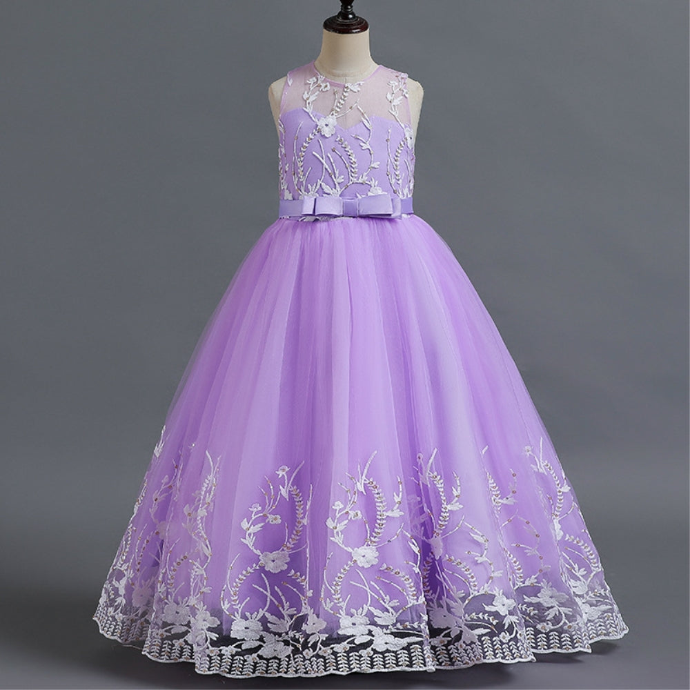 子供ドレス 発表会ドレス ノースリーブ ロングスカート フォーマル JD0228