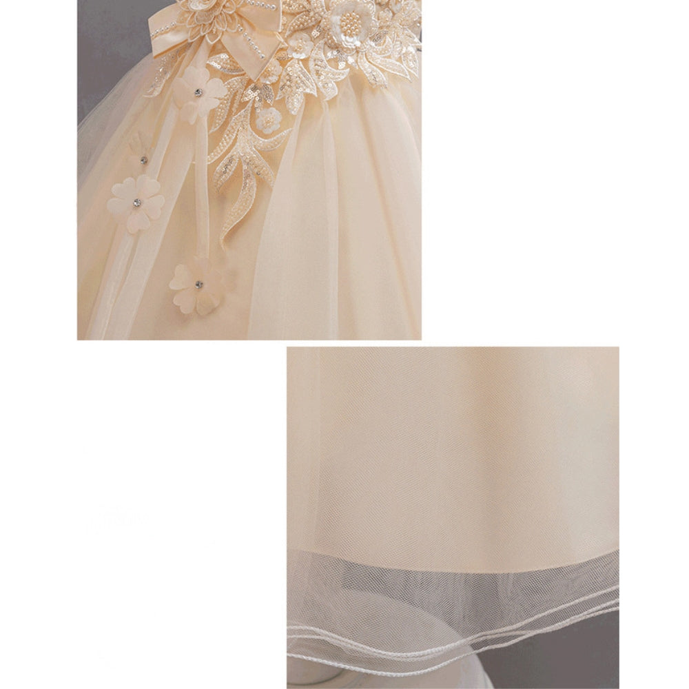 子供ドレス 発表会ドレス キャップスリーブ 膝丈スカート フォーマル JD0232