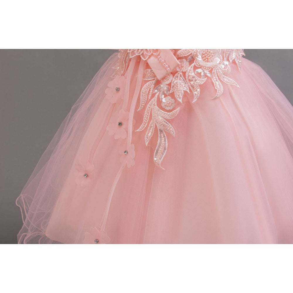 子供ドレス 発表会ドレス キャップスリーブ 膝丈スカート フォーマル JD0232