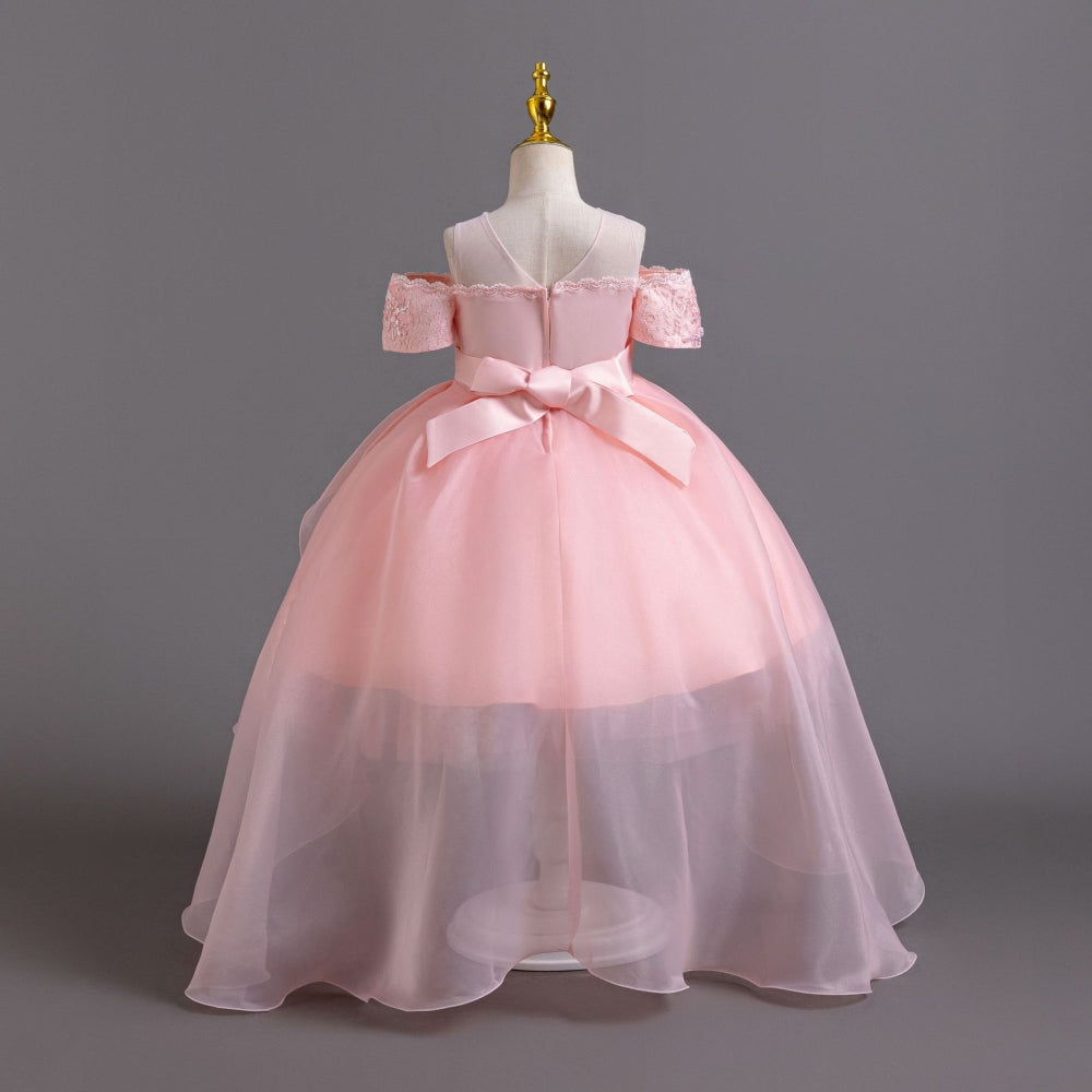 子供ドレス 発表会ドレス オフショルダー フィッシュテールスカート フォーマル JD0233