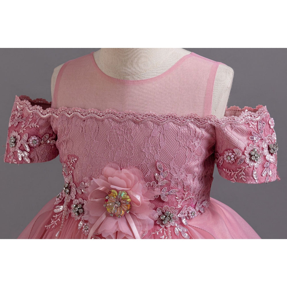 子供ドレス 発表会ドレス オフショルダー フィッシュテールスカート フォーマル JD0233